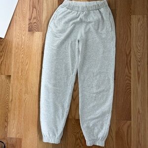 🤍Hollister light grey baggy sweatpants🤍